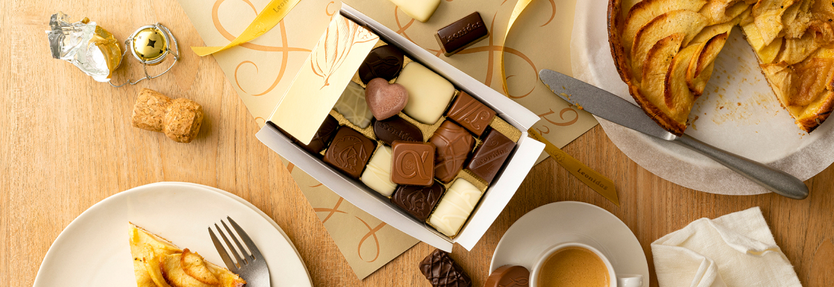 Leonidas Valenstagschokolade in Herzform